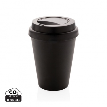 Logo trade promotional gifts picture of: Reusable double wall coffee cup 300ml