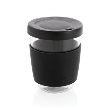 Logotrade promotional merchandise picture of: Ukiyo borosilicate glass with silicone lid and sleeve