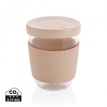 Logo trade promotional gifts picture of: Ukiyo borosilicate glass with silicone lid and sleeve