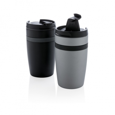 Logo trade corporate gifts image of: Sierra leak proof vacuum coffee tumbler