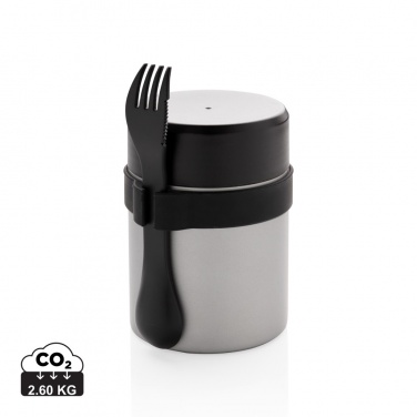 Logo trade promotional giveaways image of: Bogota food flask with ceramic coating