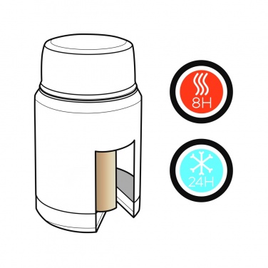 Logo trade promotional gift photo of: Swiss Peak Elite copper vacuum food container