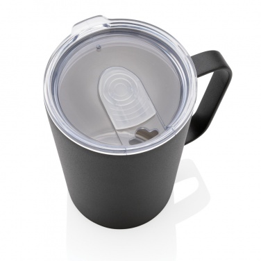 Logo trade business gift photo of: RCS Recycled stainless steel modern vacuum mug with lid