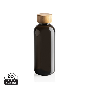 Logo trade promotional giveaways image of: RCS RPET bottle with bamboo lid