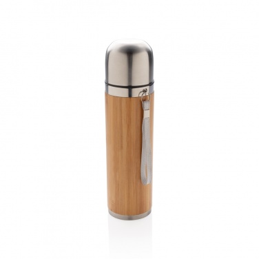 Logotrade corporate gift image of: Bamboo vacuum travel flask