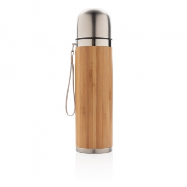 Logotrade promotional items photo of: Bamboo vacuum travel flask