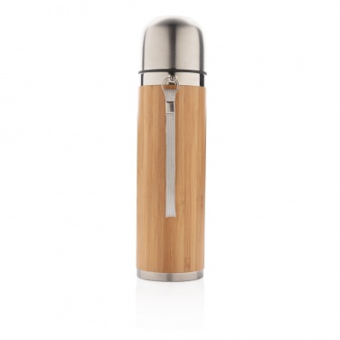 Logotrade promotional gifts photo of: Bamboo vacuum travel flask