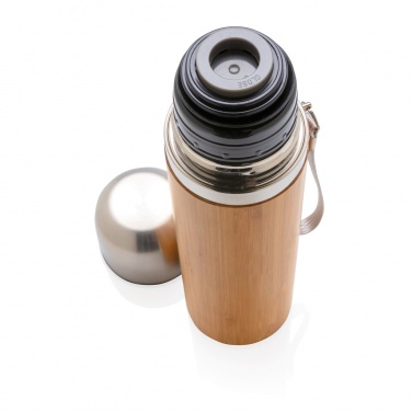 Logotrade promotional merchandise photo of: Bamboo vacuum travel flask