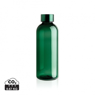 Logo trade business gifts image of: Leakproof water bottle with metallic lid