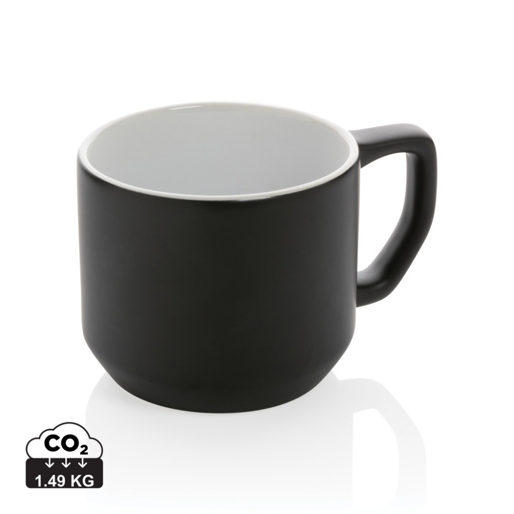 Logotrade business gift image of: Ceramic modern mug 350ml