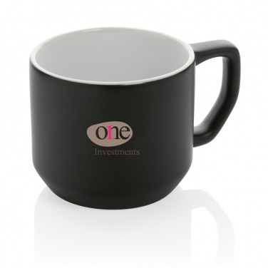 Logotrade corporate gift image of: Ceramic modern mug 350ml