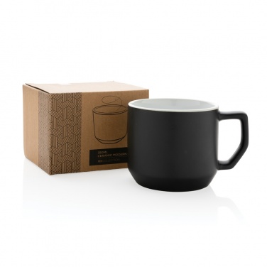 Logo trade promotional gifts image of: Ceramic modern mug 350ml