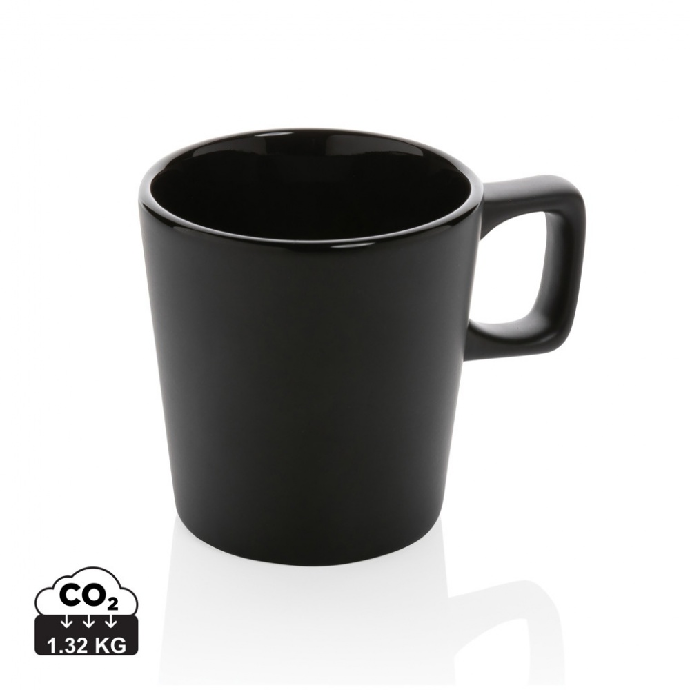 Logo trade promotional items image of: Ceramic modern coffee mug 300ml