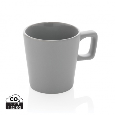 Logotrade promotional item picture of: Ceramic modern coffee mug 300ml