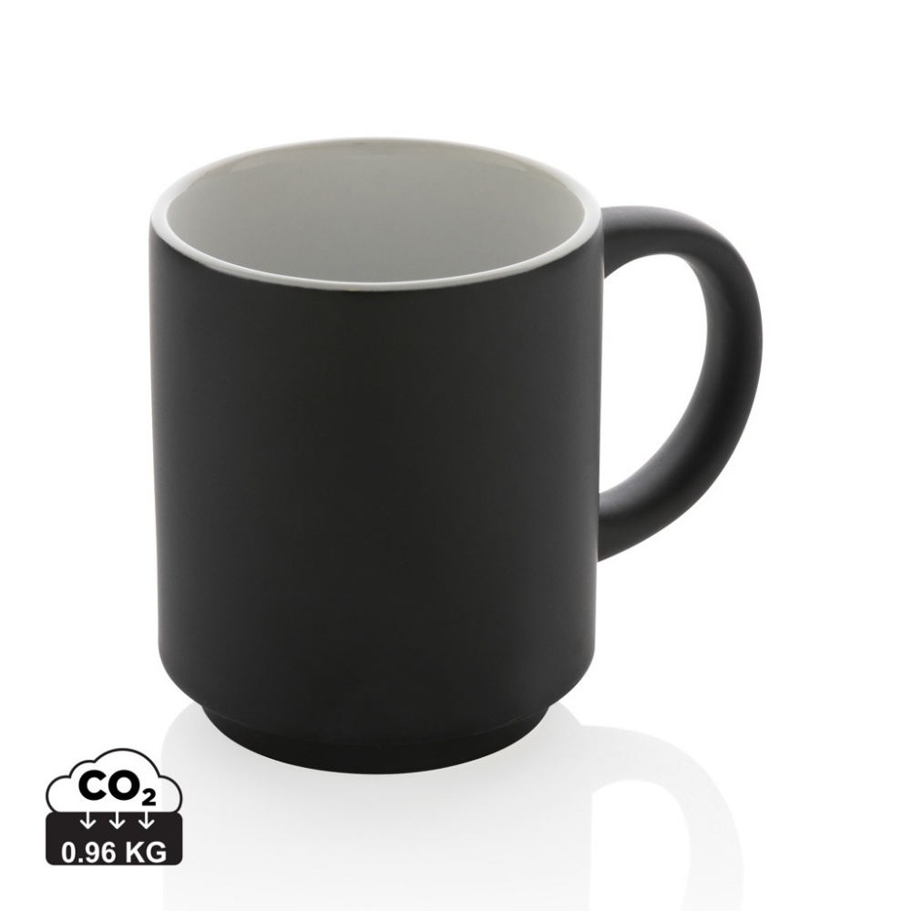 Logo trade promotional gifts picture of: Ceramic stackable mug 180ml