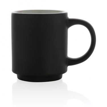 Logo trade business gift photo of: Ceramic stackable mug 180ml