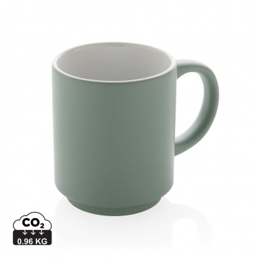 Logo trade promotional item photo of: Ceramic stackable mug 180ml