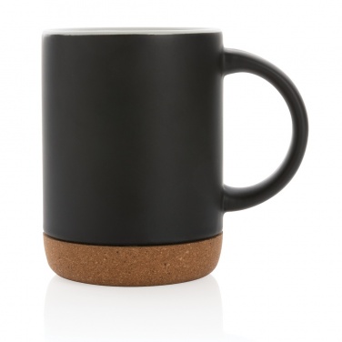 Logo trade promotional products image of: Ceramic mug with cork base 280ml