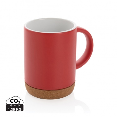 Logotrade corporate gift image of: Ceramic mug with cork base 280ml