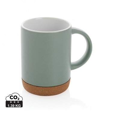 Logotrade promotional gift picture of: Ceramic mug with cork base 280ml