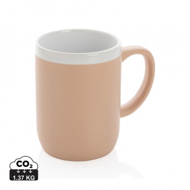 Logotrade business gift image of: Ceramic mug with white rim 300ml