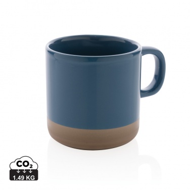 Logo trade business gift photo of: Glazed ceramic mug 360ml