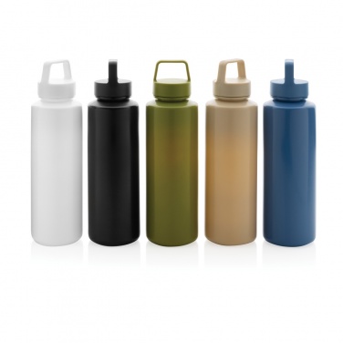 Logo trade promotional products picture of: RCS certified recycled PP water bottle with handle