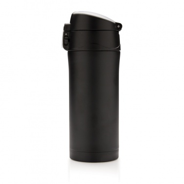 Logo trade promotional merchandise photo of: RCS Recycled stainless steel easy lock vacuum mug