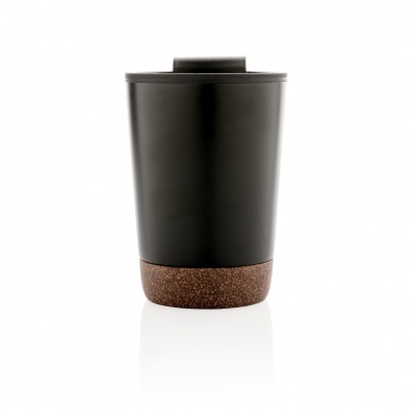 Logo trade promotional giveaway photo of: GRS RPP stainless steel cork coffee tumbler