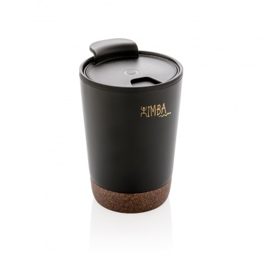 Logotrade promotional products photo of: GRS RPP stainless steel cork coffee tumbler