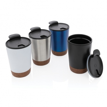 Logo trade promotional products image of: GRS RPP stainless steel cork coffee tumbler