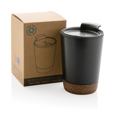 Logo trade promotional products picture of: GRS RPP stainless steel cork coffee tumbler