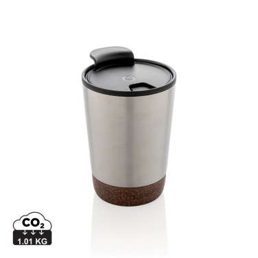 Logo trade promotional items image of: GRS RPP stainless steel cork coffee tumbler