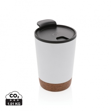 Logo trade promotional merchandise picture of: GRS RPP stainless steel cork coffee tumbler