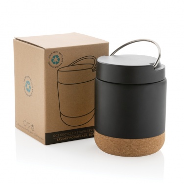 Logotrade advertising product picture of: Savory RCS certified recycled stainless steel foodflask