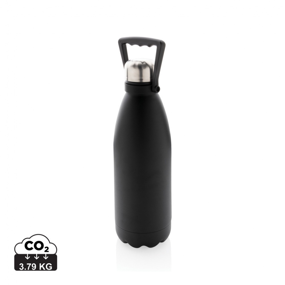 Logo trade advertising product photo of: RCS Recycled stainless steel large vacuum bottle 1.5L