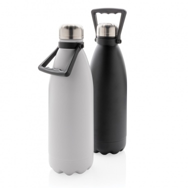 Logotrade advertising product picture of: RCS Recycled stainless steel large vacuum bottle 1.5L