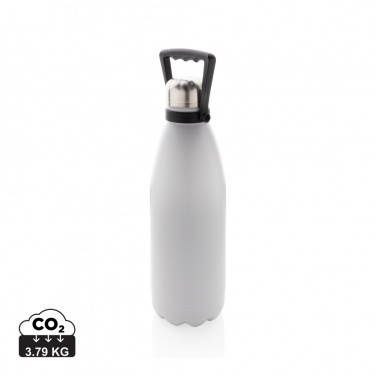 Logo trade promotional giveaways picture of: RCS Recycled stainless steel large vacuum bottle 1.5L