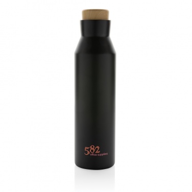 Logo trade promotional items image of: Gaia RCS certified recycled stainless steel vacuum bottle