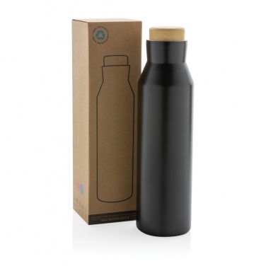 Logo trade promotional gifts picture of: Gaia RCS certified recycled stainless steel vacuum bottle