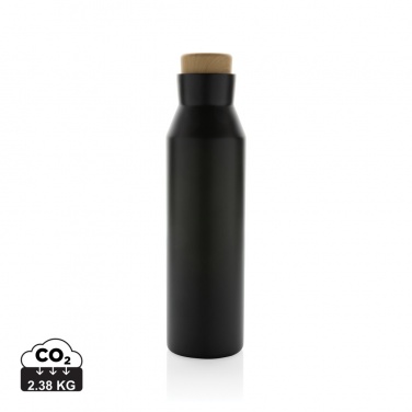 Logo trade promotional item photo of: Gaia RCS certified recycled stainless steel vacuum bottle