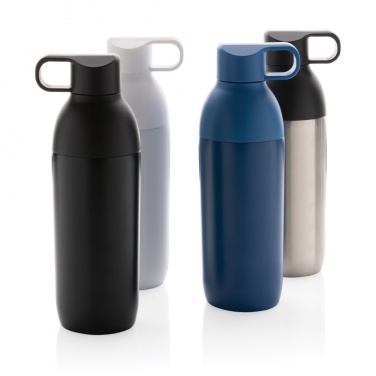 Logo trade promotional merchandise photo of: Flow RCS recycled stainless steel vacuum bottle