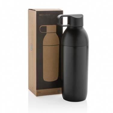 Logo trade advertising product photo of: Flow RCS recycled stainless steel vacuum bottle