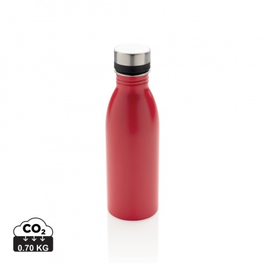 Logo trade advertising product photo of: RCS Recycled stainless steel deluxe water bottle