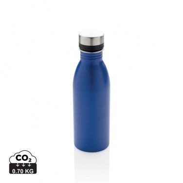 Logo trade corporate gifts picture of: RCS Recycled stainless steel deluxe water bottle