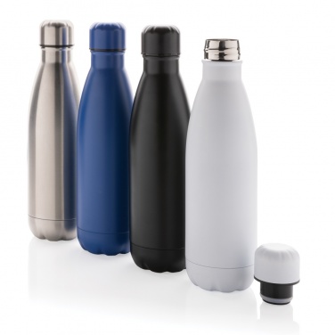 Logo trade advertising products picture of: Eureka RCS certified re-steel single wall water bottle