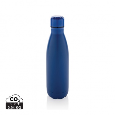 Logo trade promotional merchandise picture of: Eureka RCS certified re-steel single wall water bottle