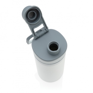 Logotrade promotional giveaways photo of: Vacuum stainless steel bottle with sports lid 550ml