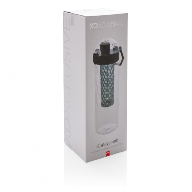 Logo trade advertising products image of: Honeycomb lockable leak proof infuser bottle