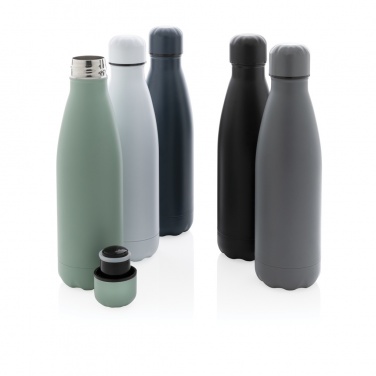 Logo trade promotional item photo of: Solid colour vacuum stainless steel bottle 500 ml